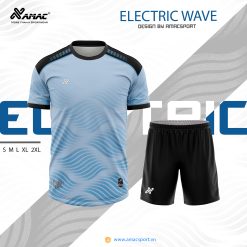 Bộ Bóng Đá Amac Electric Wave Xanh Biển