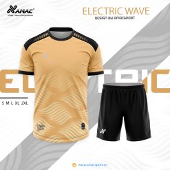 Bộ Bóng Đá Amac Electric Wave Vàng