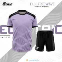 Bộ Bóng Đá Amac Electric Wave Tím