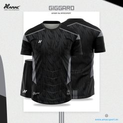 Áo bóng đá Amac GIGGARD Đen - Xám