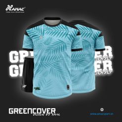 Áo bóng đá Amac Green Cover Xanh