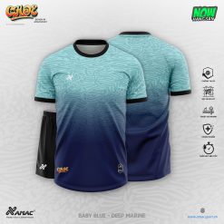 Áo bóng đá Amac Choe baby blue - deep marine