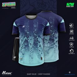 Áo bóng đá Amac Zyra baby blue - deep marine