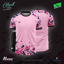 Áo bóng đá Amac Ghost hồng sen- ultra marine