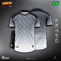 Áo bóng đá Amac Star Tonnerre - TRẮNG - CHÌ