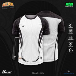 Áo bóng đá Amac Hero trắng - đen