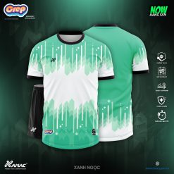 Áo bóng đá Amac Crep - XANH NGỌC