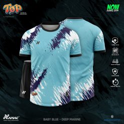Áo bóng đá Amac Top - BABY BLUE - DEEP MARINE
