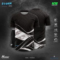 Áo bóng đá Amac Storm Đen - Trắng