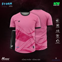 Áo bóng đá Amac Storm Hồng phấn - Hồng Sen