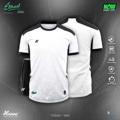 Áo bóng đá Amac ÉTERNEL TRẮNG - ĐEN