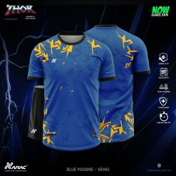 Áo bóng đá Amac THOR - BLUE MARINE - VÀNG