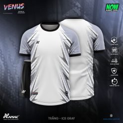 Áo bóng đá Amac VENUS - TRẮNG - ICE GRAY