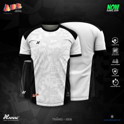 Áo bóng đá Amac ABS - TRẮNG - ĐEN