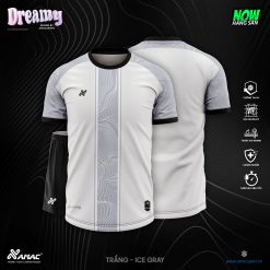 Áo bóng đá Amac DREAMY - TRẮNG - ICE GRAY