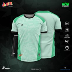 Áo bóng đá Amac ABS - XANH NGỌC