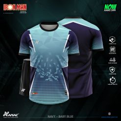 Áo bóng đá Amac IRON MAN - NAVY - BABY BLUE