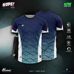 Áo bóng đá Amac HOPE - NAVY - BABY BLUE