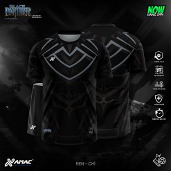 Áo bóng đá Amac BLACK PANTHER - ĐEN - CHÌ