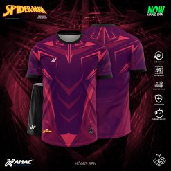 Áo bóng đá Amac SPIDER MAN - HỒNG SEN