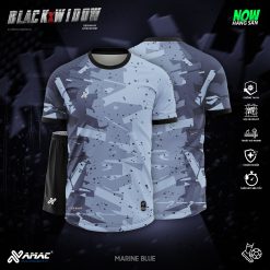 Áo bóng đá Amac BLACK WINDOW - MARINE BLUE