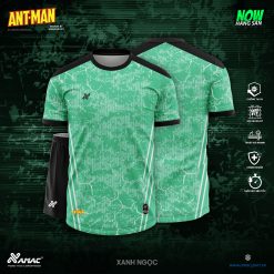 Áo bóng đá Amac ANT MAN - XANH NGỌC