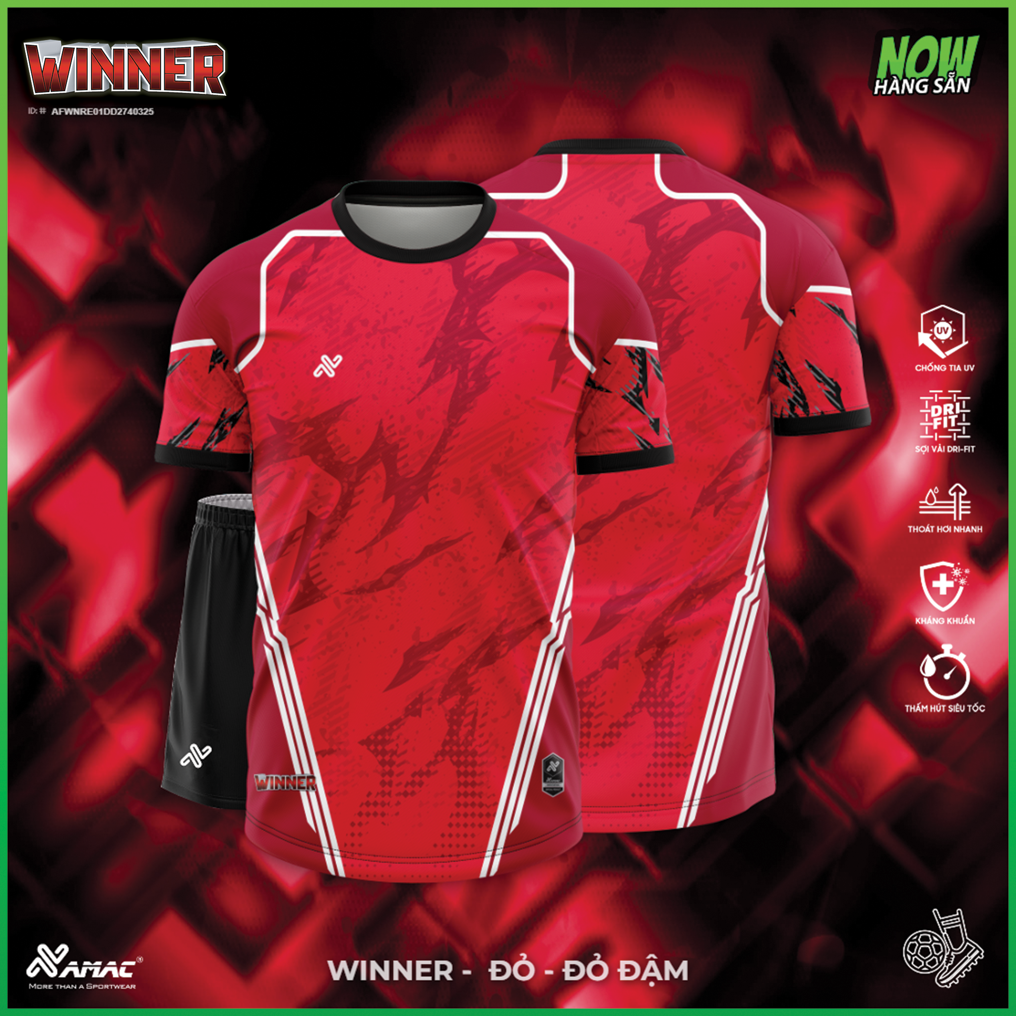 Áo bóng đá AMAC WINNER - Ảnh 6