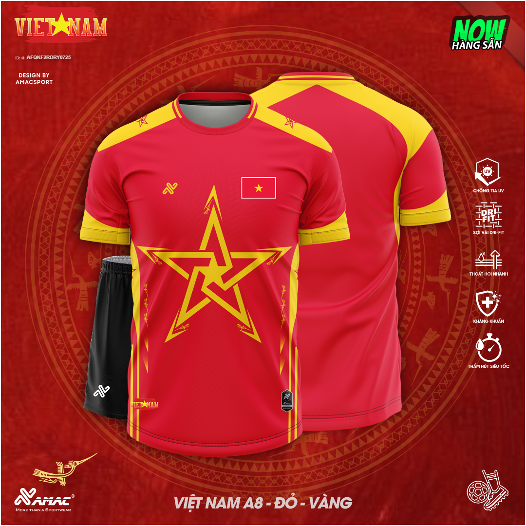 Áo bóng đá AMAC VIETNAM A8 - Ảnh 4