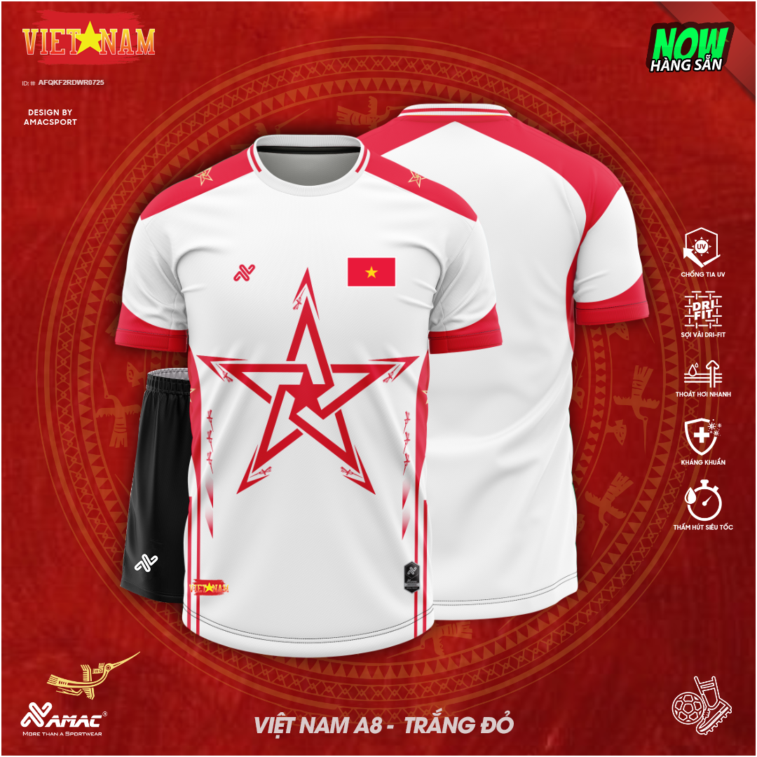 Áo bóng đá AMAC VIETNAM A8 - Ảnh 2