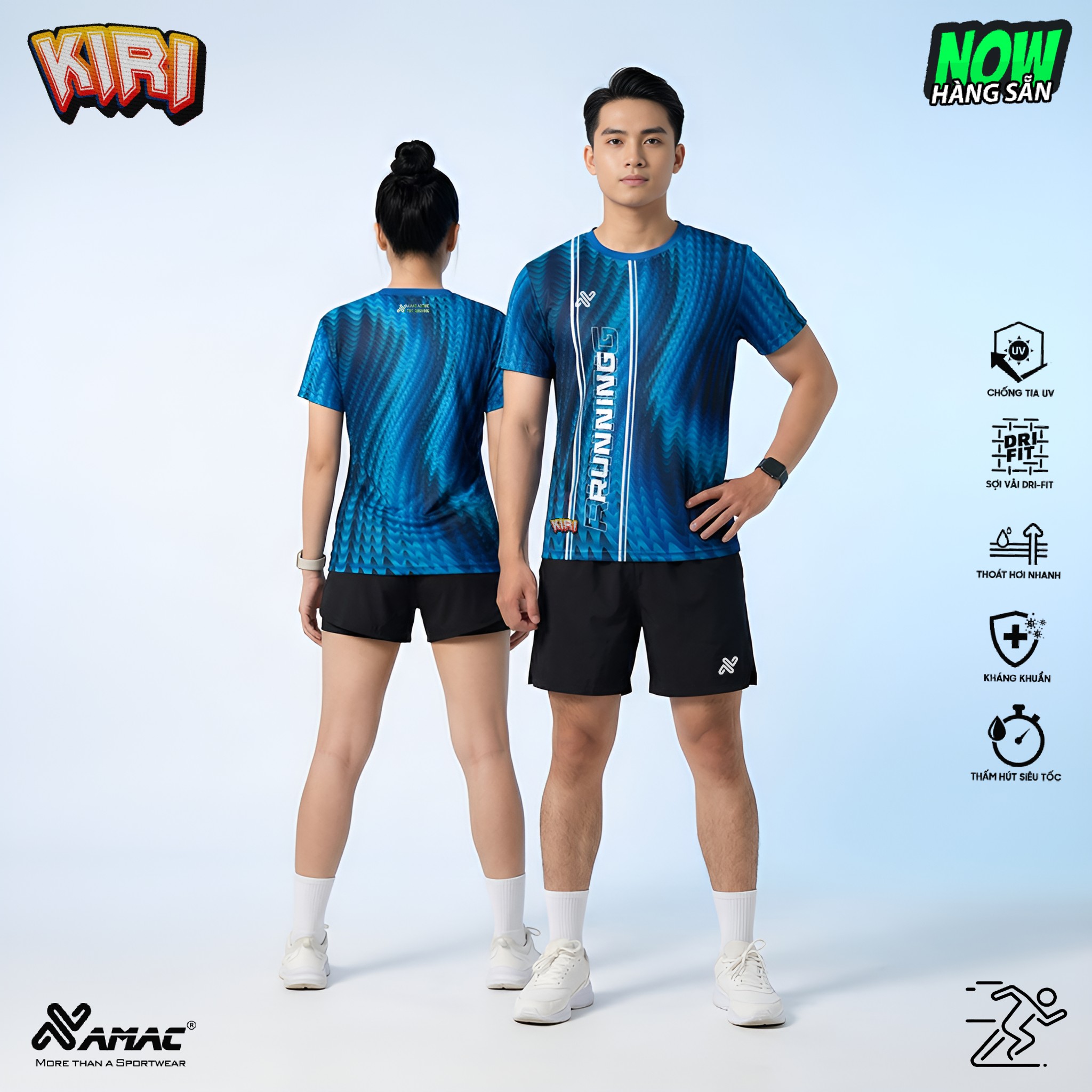 Áo chạy bộ KIRI - Amac Sport - Ảnh 2