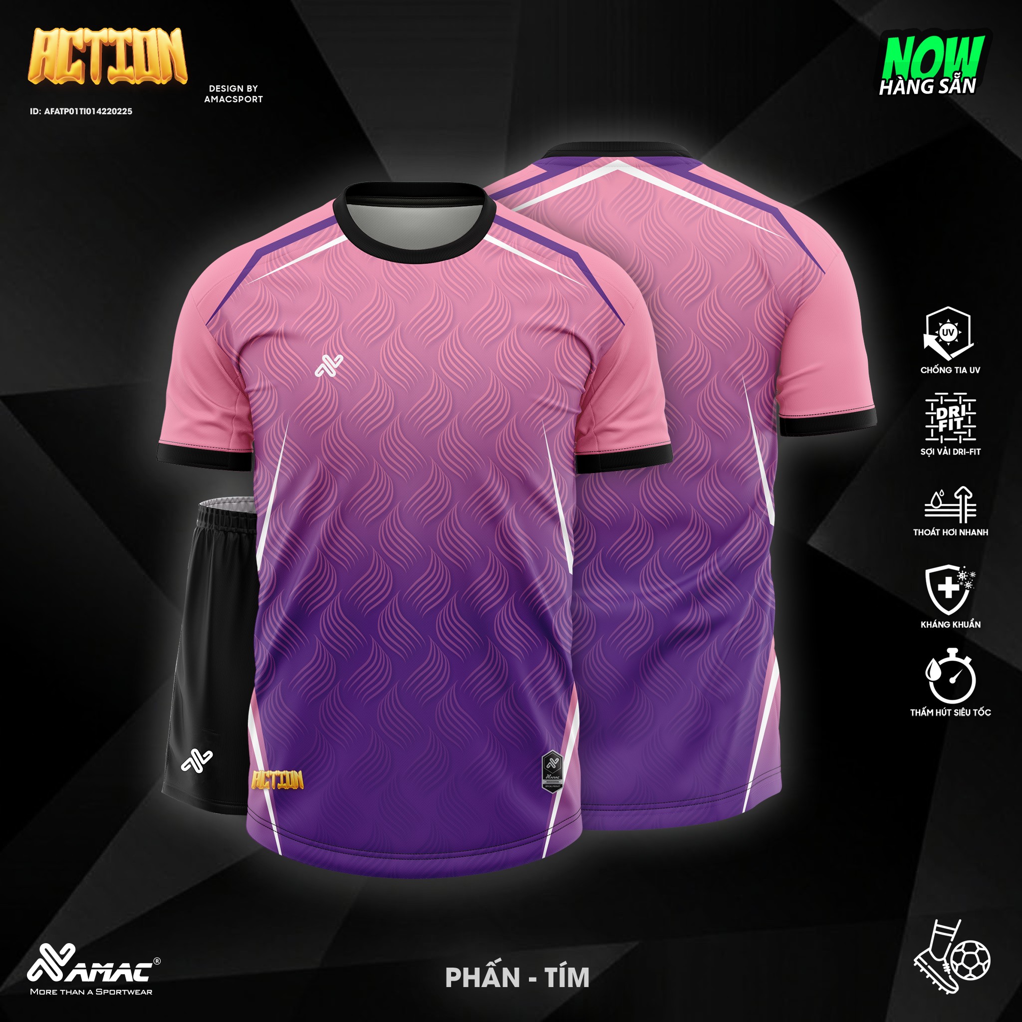 Áo Bóng Đá ACTION - Amac Sport - Ảnh 9