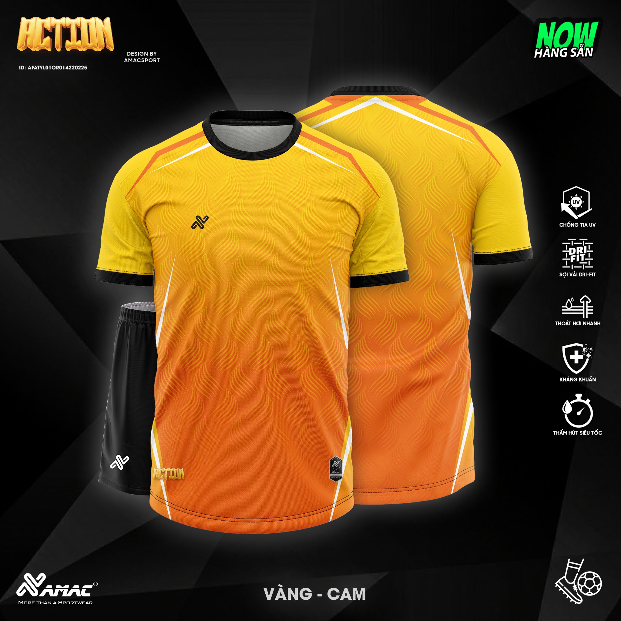 Áo Bóng Đá ACTION - Amac Sport - Ảnh 5