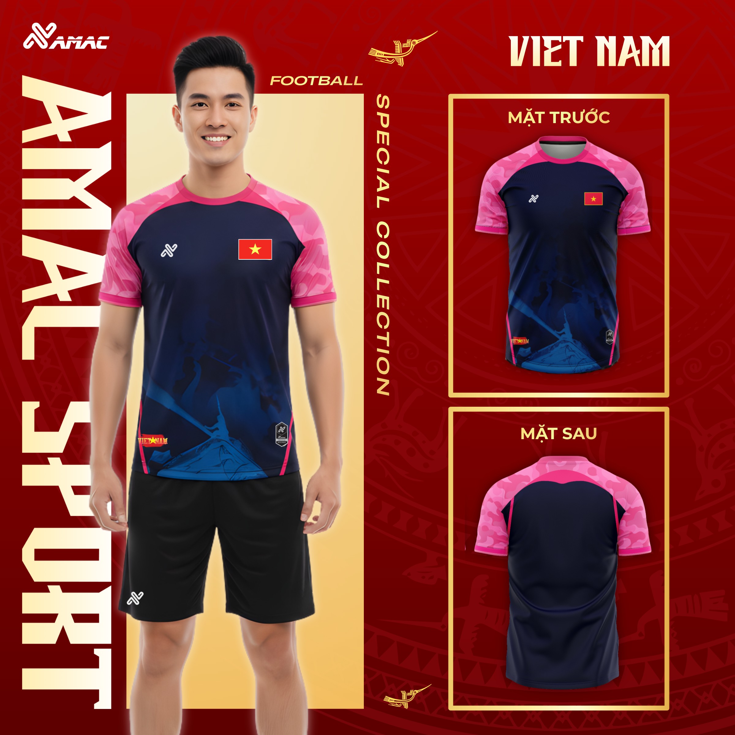 Quần Áo Bóng Đá Việt Nam - Amac Sport - Ảnh 2