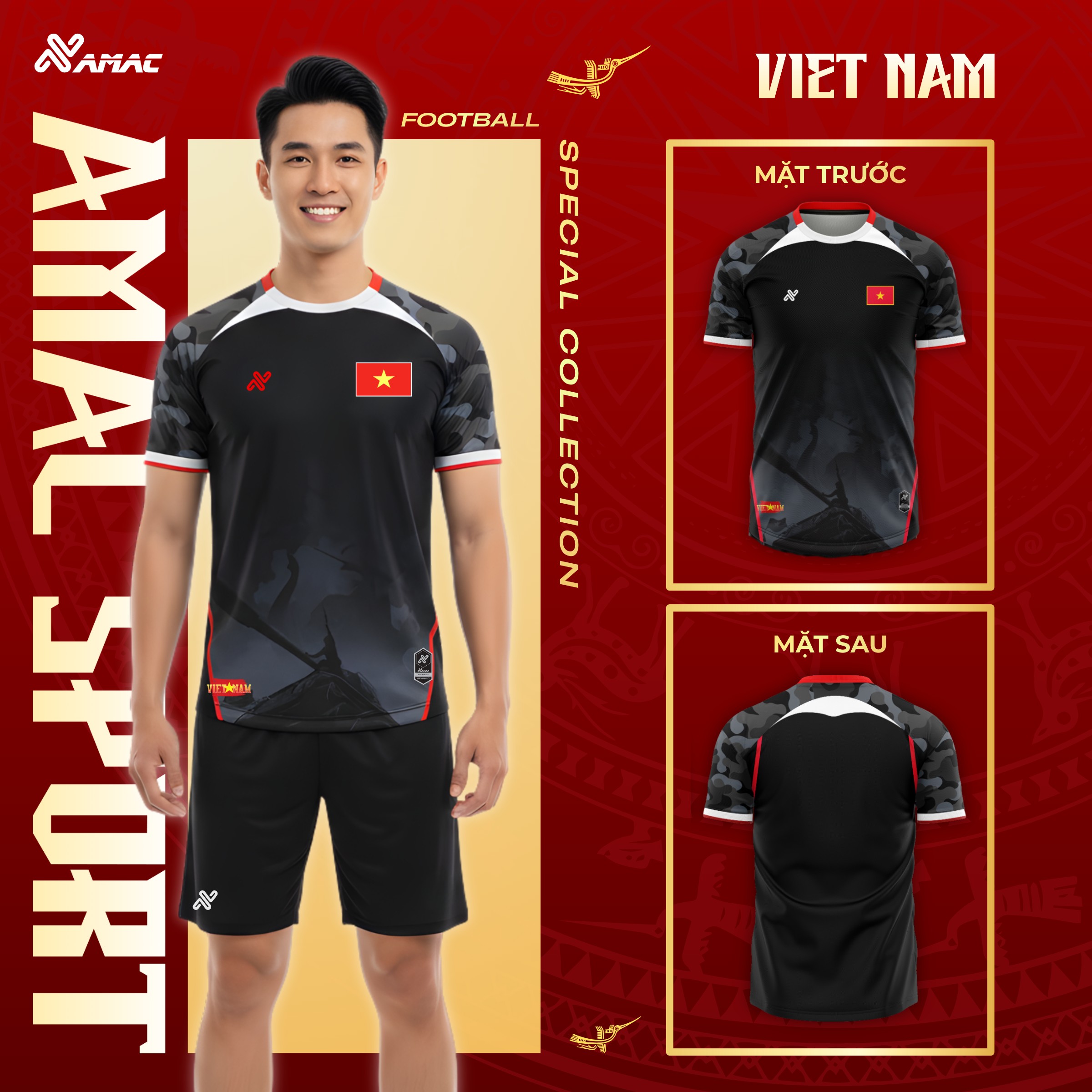 Quần Áo Bóng Đá Việt Nam - Amac Sport - Ảnh 5