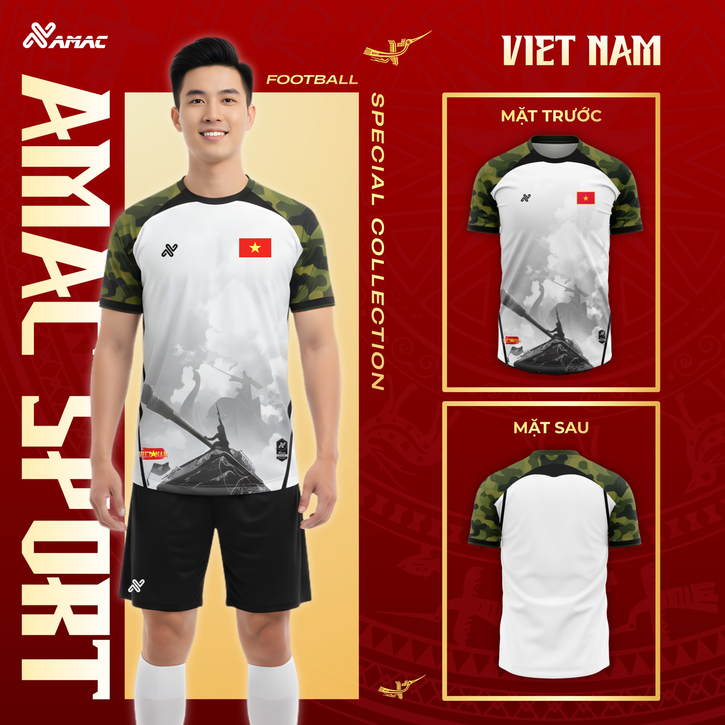 Quần Áo Bóng Đá Việt Nam - Amac Sport - Ảnh 4