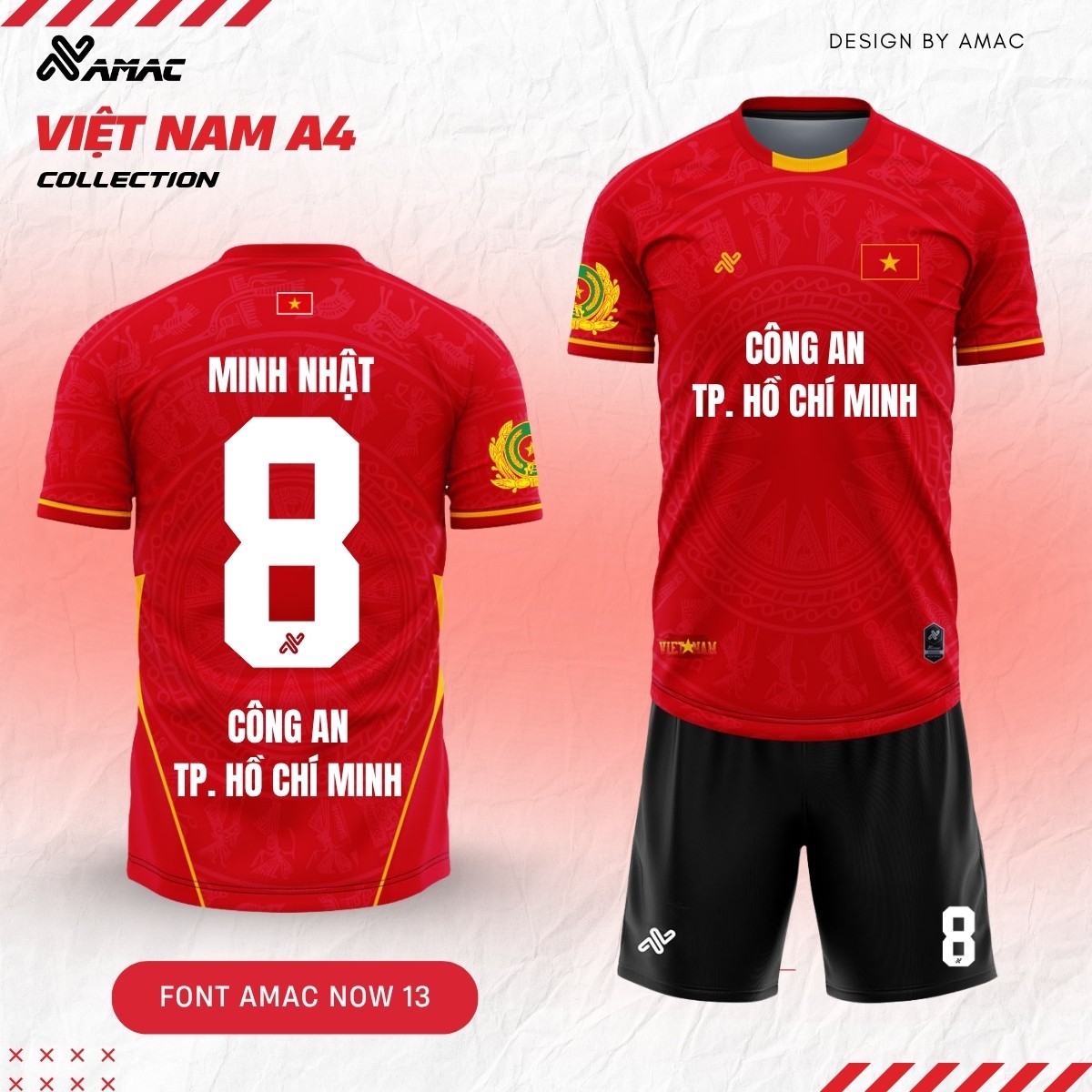áo bóng đá công an tp hồ chí minh amac