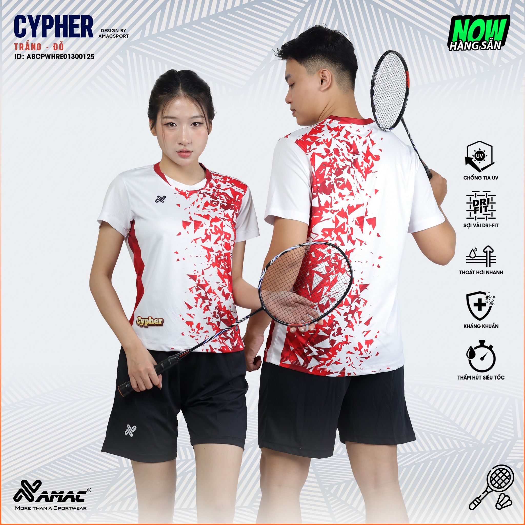 Quần áo cầu lông CYPHER - Amac Sport