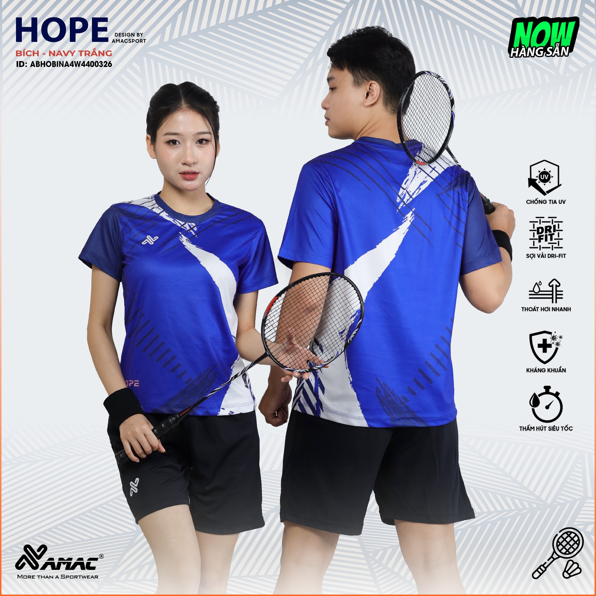 Quần áo cầu lông HOPE - Amac Sport
