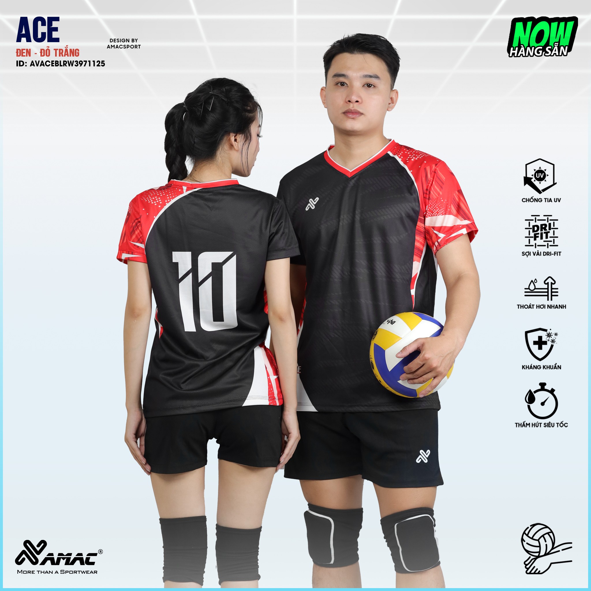 Quần áo bóng chuyền ACE - Amac Sport - Ảnh 9
