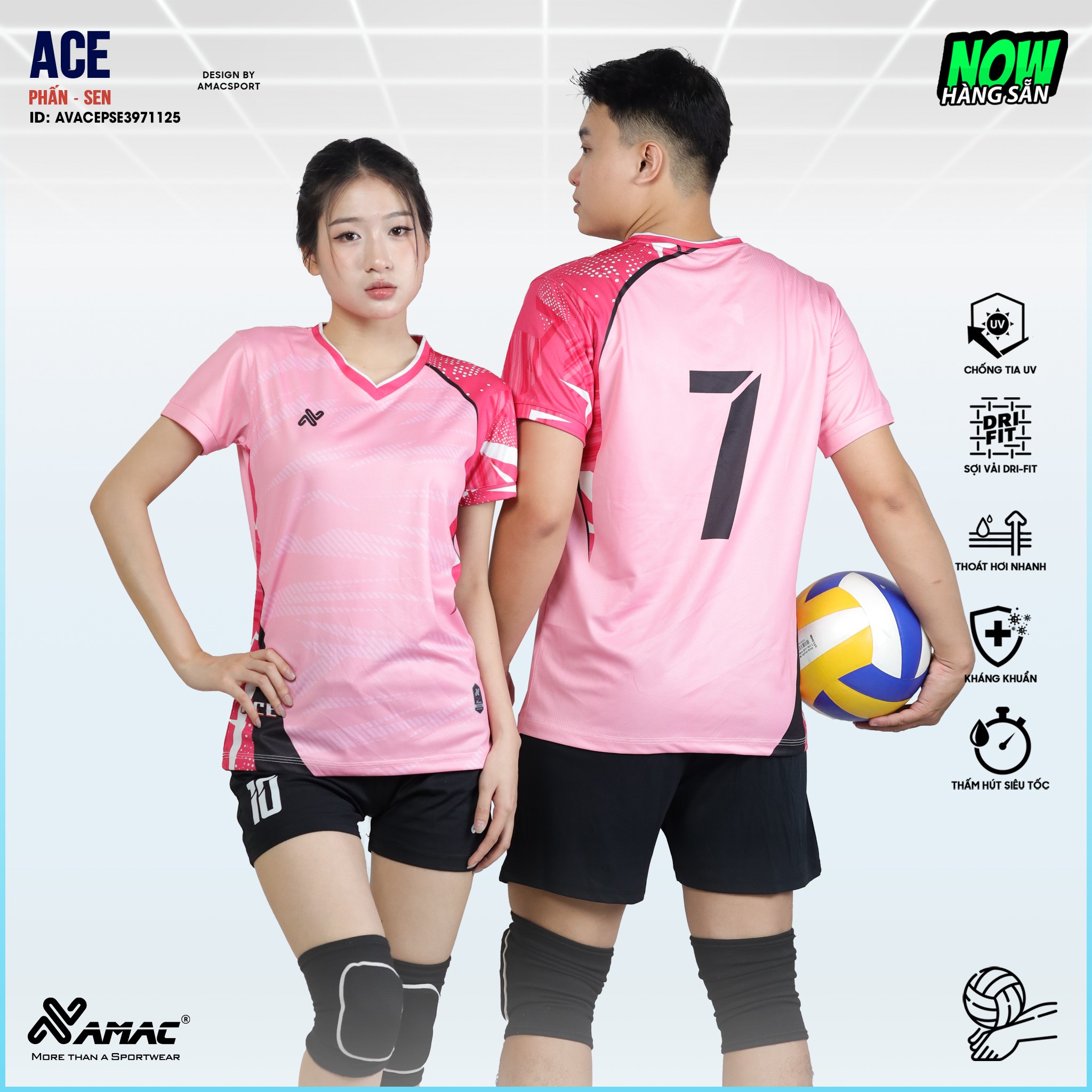 Quần áo bóng chuyền ACE - Amac Sport - Ảnh 5