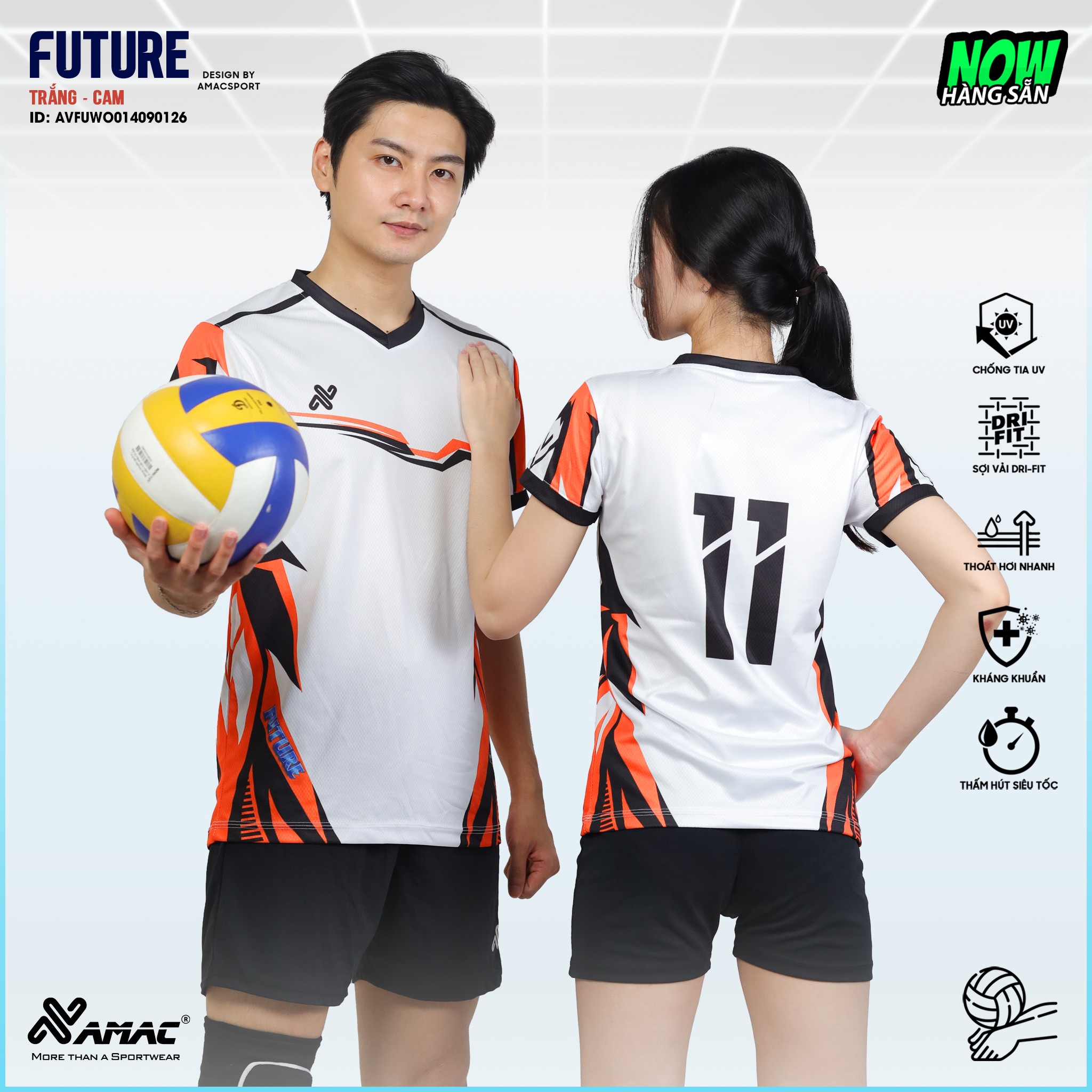 Quần áo bóng chuyền FUTURE - Amac Sport - Ảnh 7