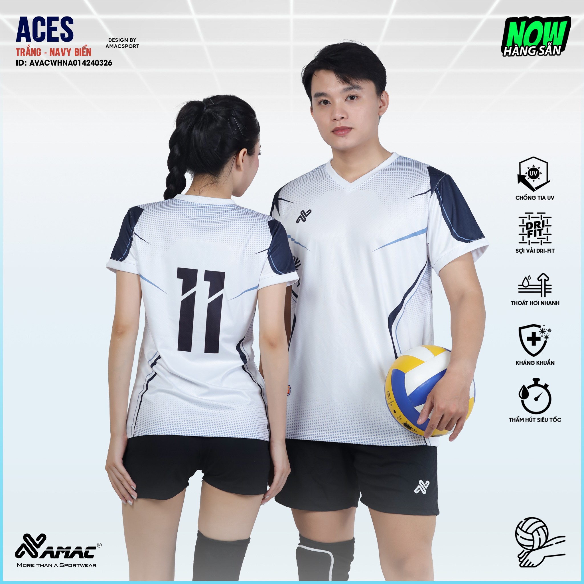 Quần áo bóng chuyền ACES - Amac Sport - Ảnh 9