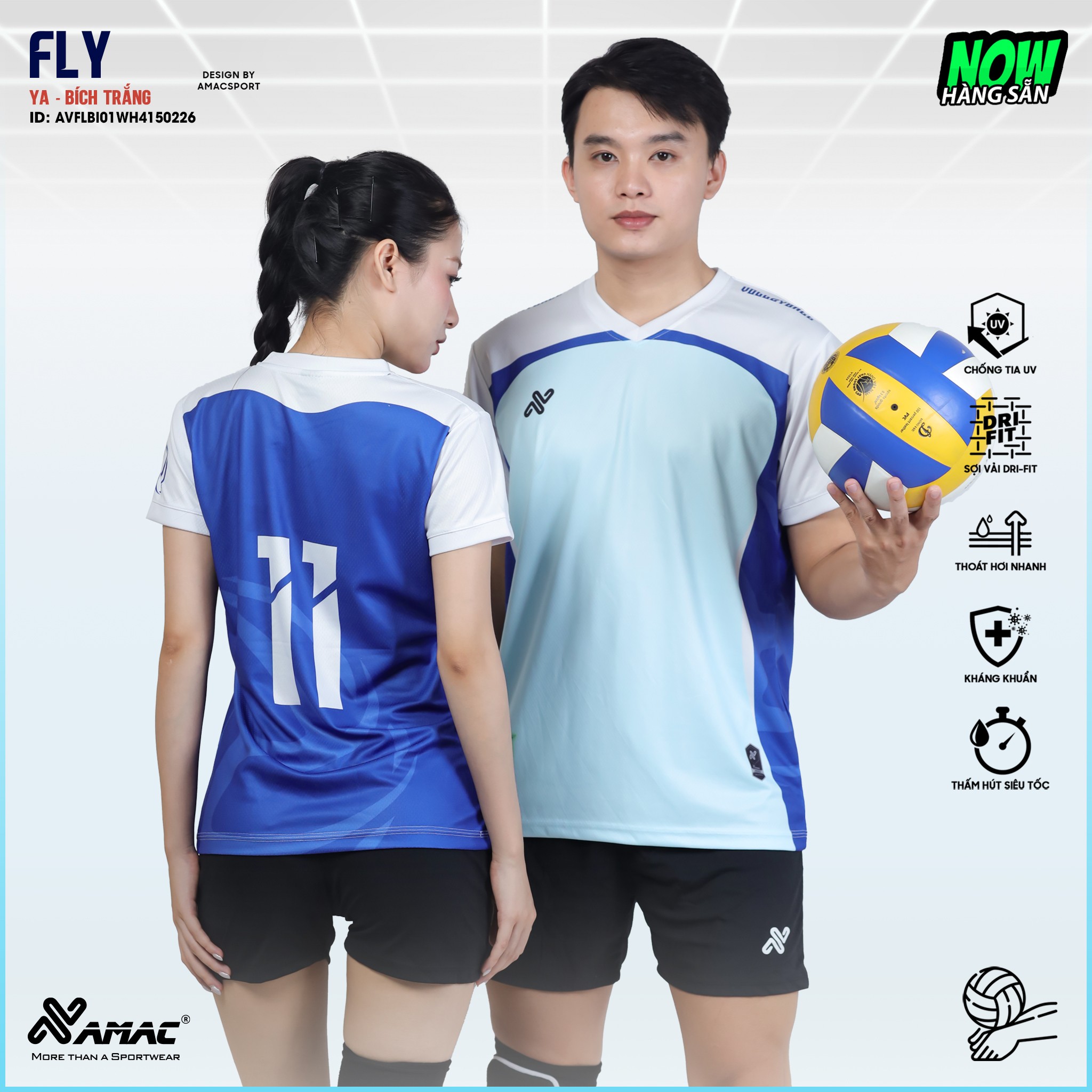 Quần áo bóng chuyền FLY - Amac Sport - Ảnh 5