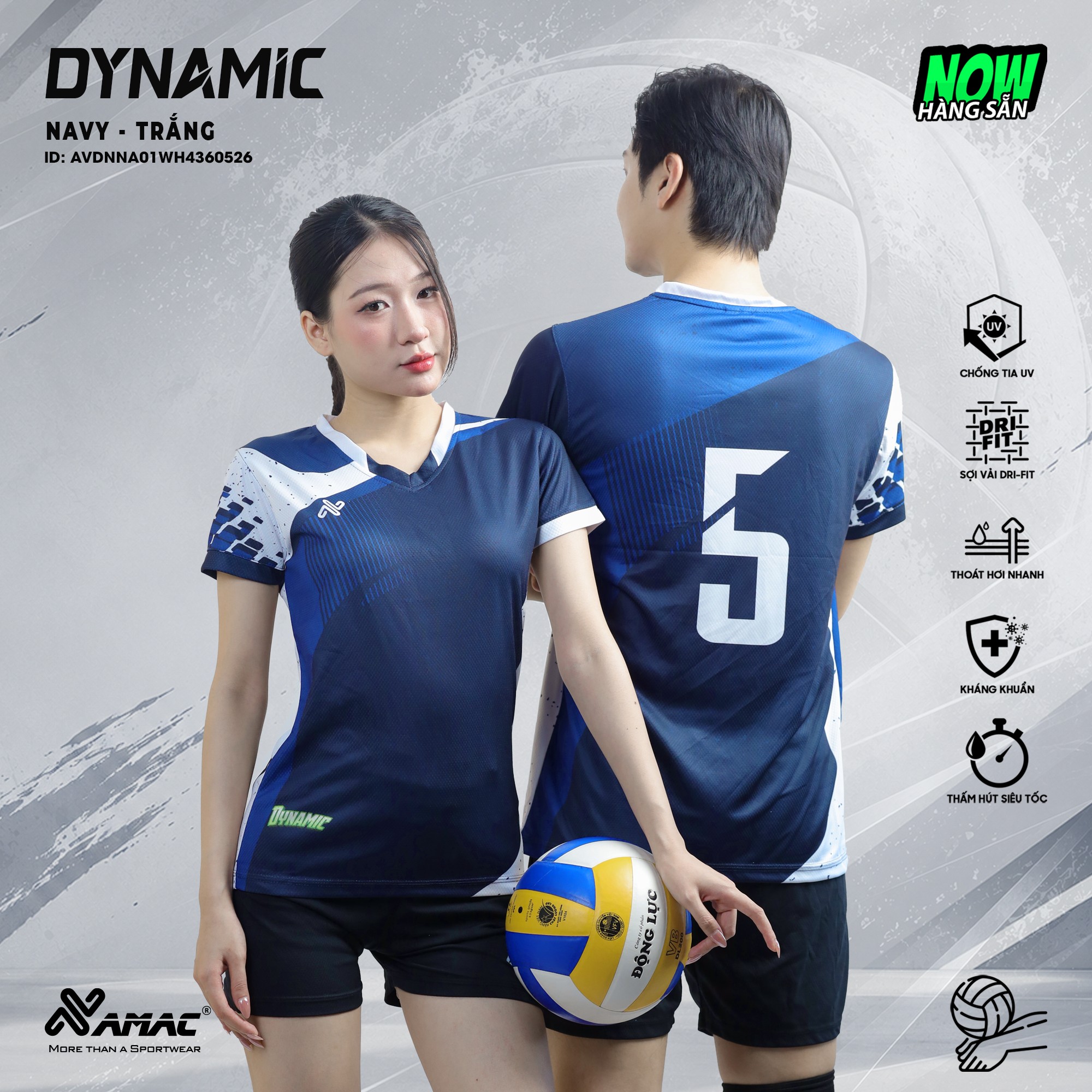 Quần áo bóng chuyền DYNAMIC - Amac Sport
