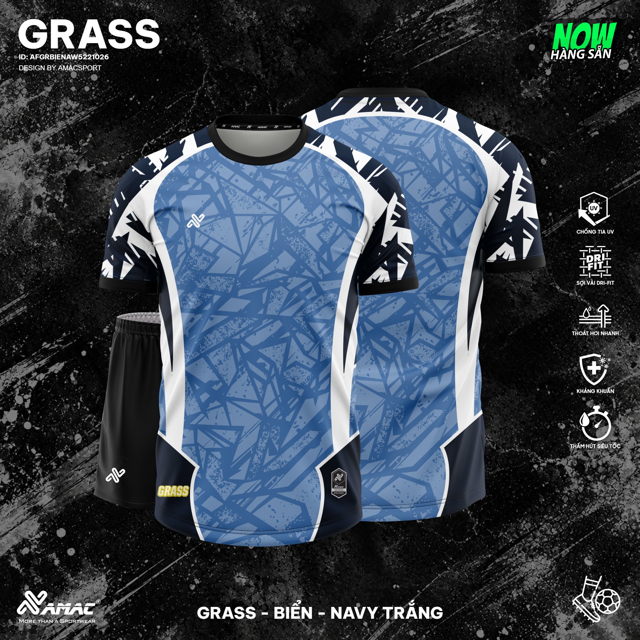 Quần Áo Bóng Đá GRASS - Amac Sport
